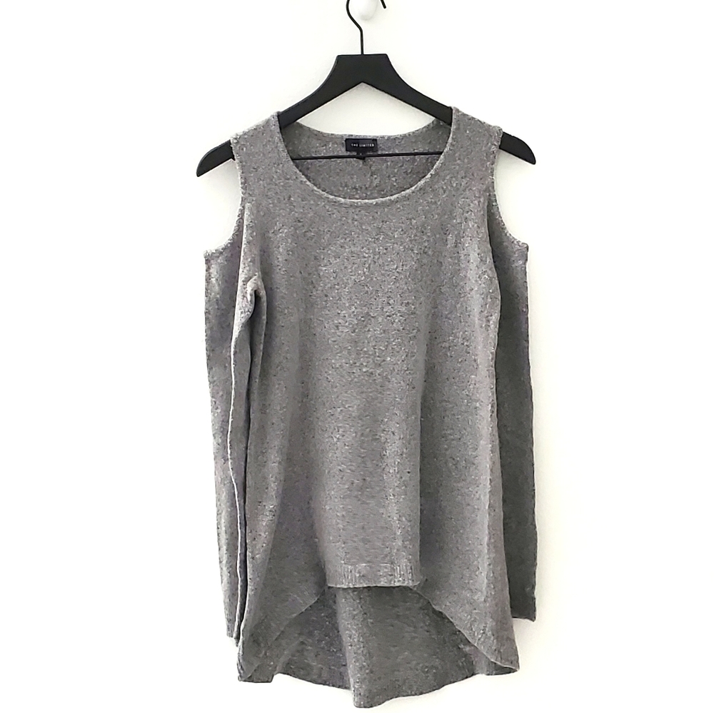 The Limited Peek-a-boo Shoulder Tunic Sweater